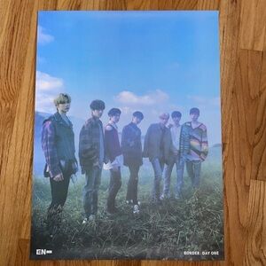 ENHYPEN - BORDER : DAY ONE (TYPE B) [ORIGINAL POSTER] K-POP *NEW*‎